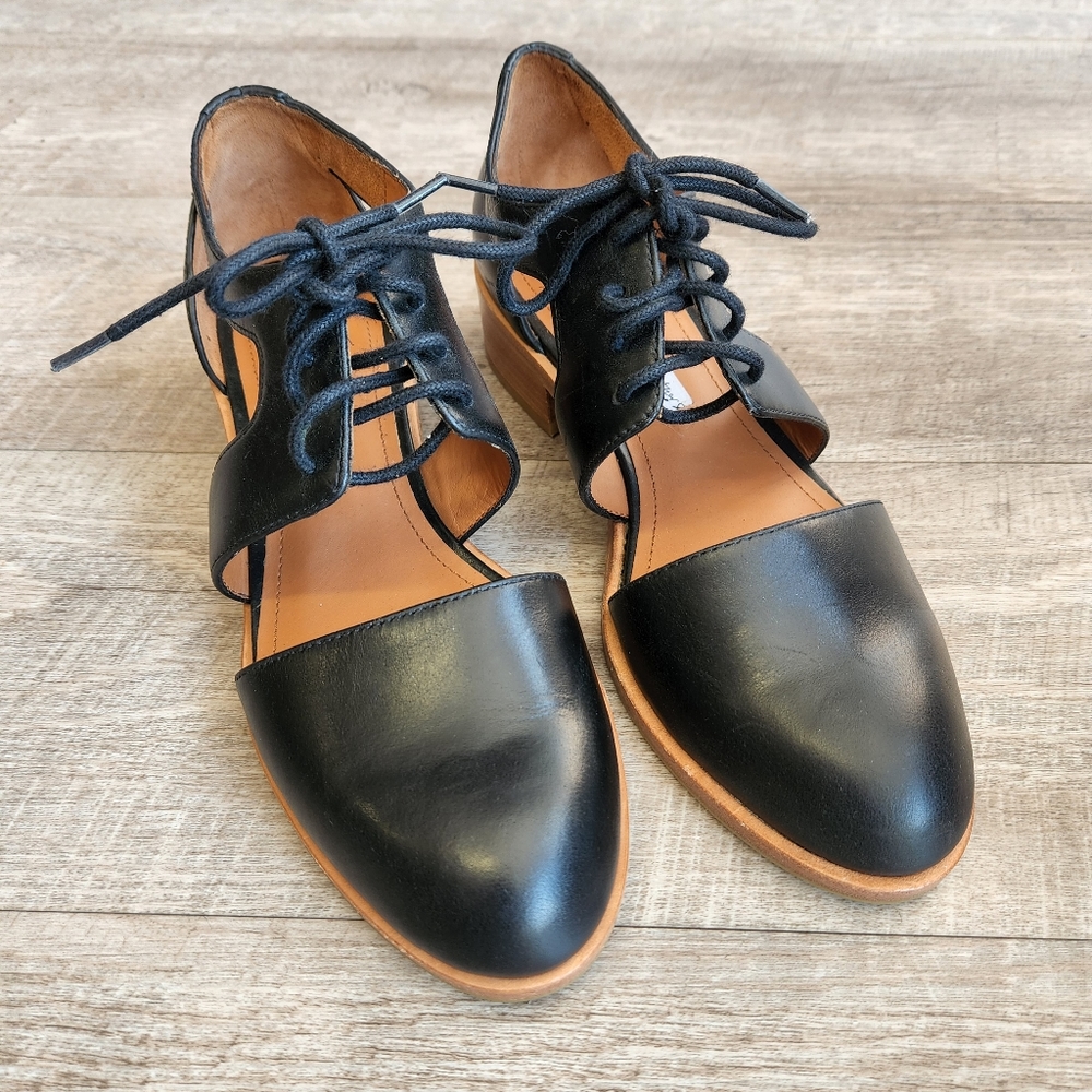 NWOT & Other Stories Leather Cutout Loafers EU 36 US 6.5